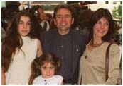 Davy Jones with his daughters from his second wife