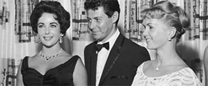 Debbie Reynolds with Eddie Fisher and Elizabeth Taylor