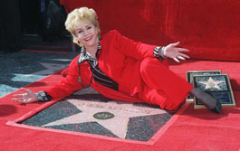 Debbie Reynolds star on the Hollywood Walk of Fame