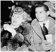 Desi Arnaz and Lucille ball around 1940