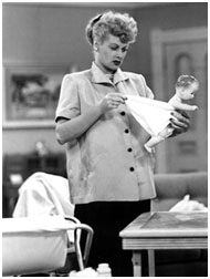 Lucille Ball pregnant