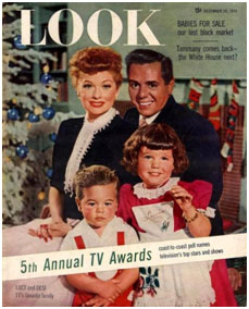 Arnaz family on the cover of Look Magazine