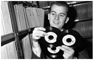 Dick Clark when he was a disc jockey in Philadelphia