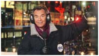 Dick Clark hosting New Year's Rockin' Eve