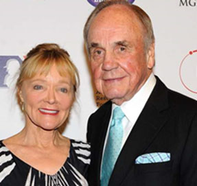 Dick Enberg and wife