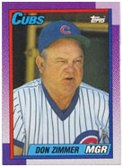 Don Zimmer managing the Cubs