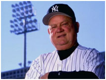 Don Zimmer as a coach on the Yankees