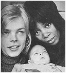 Donna Summer with husband and daughter