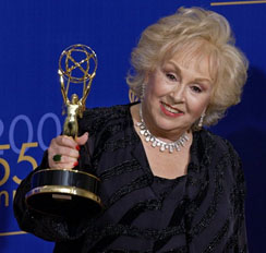 Doris Roberts, winning an Emmy