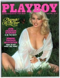 Dorothy Stratten on cover of playboy in 1980