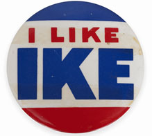 Dwight Eisenhower campaign button