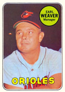 Earl Weaver as manager of the Orioles