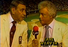 Earl Weaver broadcasting