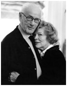 Eli Wallach with his wife