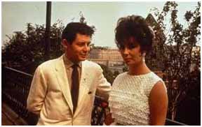 Elizabeth Taylor with Eddie Fisher