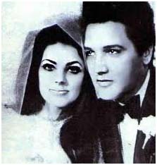 Elvis Presley wedding photo