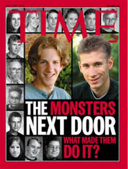 Columbine killers and victims on cover of TIME Magazine