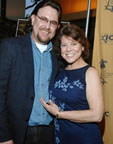 Erin Moran and Steven Fleishman