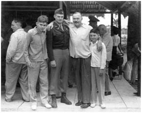 ernest hemmingway with his 3 sons