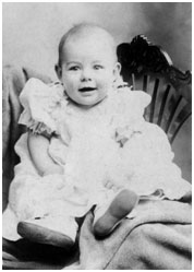 Ernest Hemingway baby photo