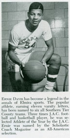 Ernie Davis at Elmira Free Academy
