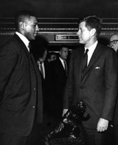 Ernie Davis with JFK