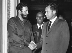 Fidel Castro and Richard Nixon