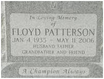 Floyd Paterson grave