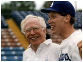 Frank Jobe with Orel Hershiser