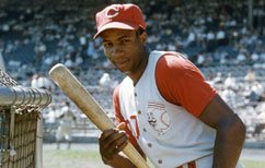 Frank Robinson with the Reds