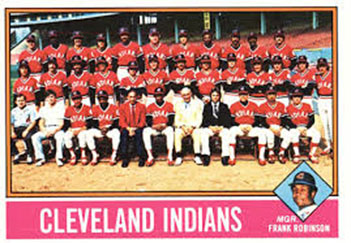 Frank Robinson, 1975 Indians