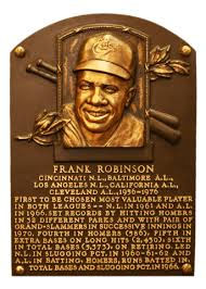 Frank Robinson hall of fame plaque