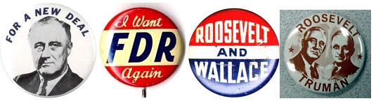 FDR capaign pins