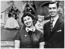 Fred Rogers with Josie Carey