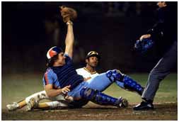 Gary Carter playing for the Expos