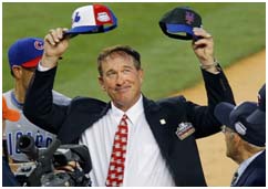 Gary Carter after Hall Of Fame Induction