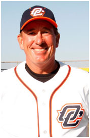 Gary Carter as manager of the Orange County Flyers of a Golden Baseball League