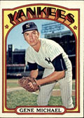 Gene Michael 1960's baseball card