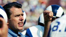George Allen head coach of the Rams