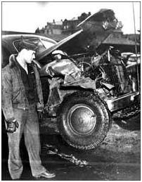 George Patton car crash
