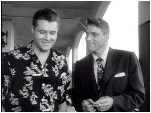 George Reeves with Burt Lancaster