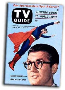 George Reeves on the cover of TV Guide