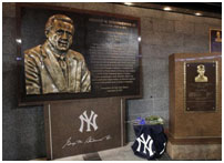 George Steinbrenner plaque in monument park