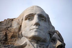 Washington on Mount Rushmore