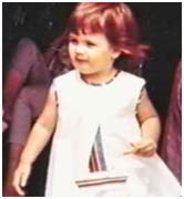 Gia Carangi when she was a toddler