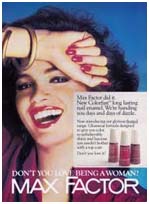 Gia Carangi Max Factor Ad