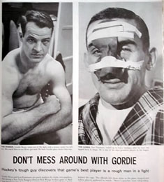 Gordie Howe hockey fight