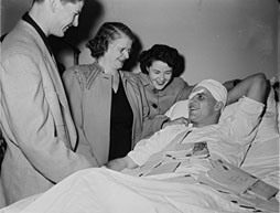 Gordie Howe head injury, 1950