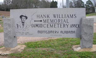 Hank Williams grave