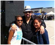 Heavy D with Antonia Lofaso and his daughter